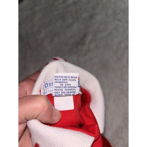 Vintage Osh Kosh "Sailor Bear" sz. 24 mo. red polo top. Classic, adorable - Picture 6 of 10